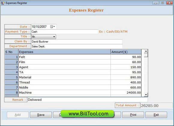 Inventory Software screenshot Inventory Software screenshot