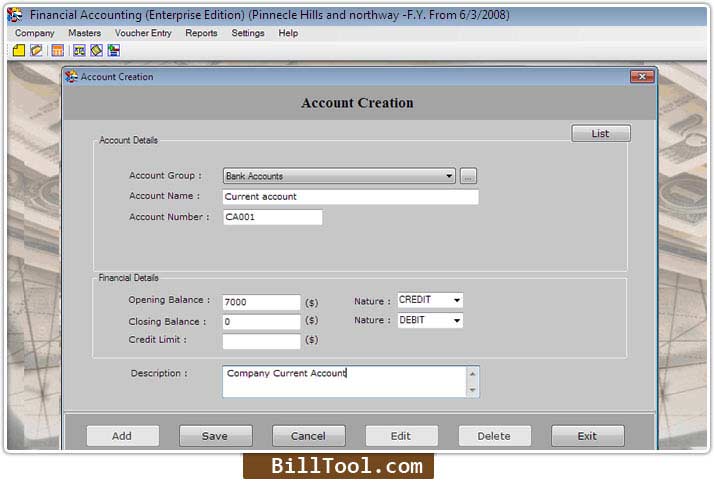 Enterprise Accounting Software software